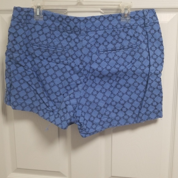 Blue Cut Out Loft Shorts - Picture 4 of 6